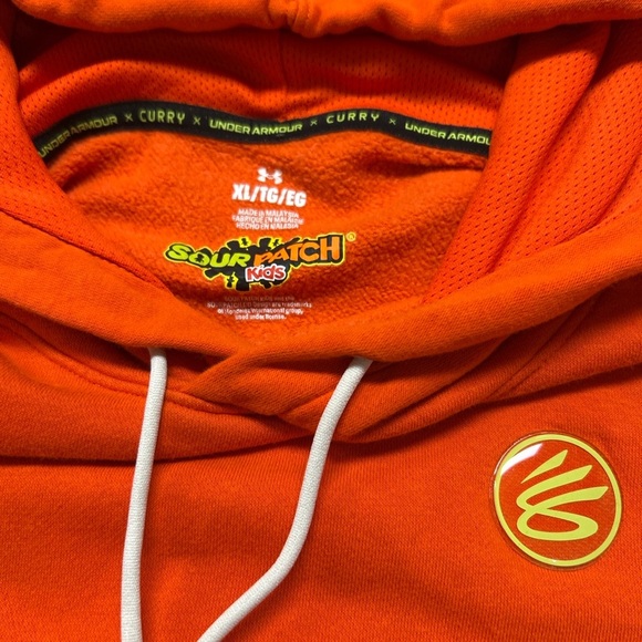 Under Armour Bright Orange Hoodie - Picture 2 of 3